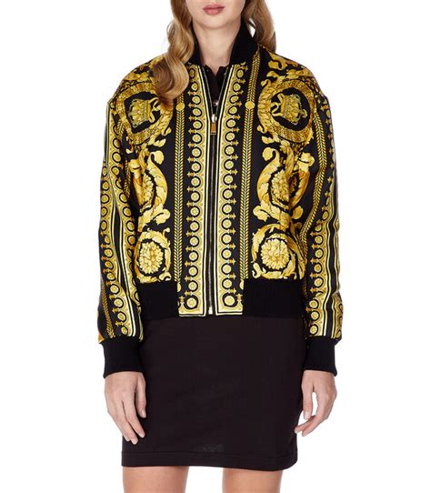 Versace: Chamarra reversible Baroque Heritage Mujer 